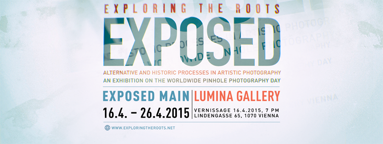 Flyer exhibition exposed at Galerie Lumina Vienna