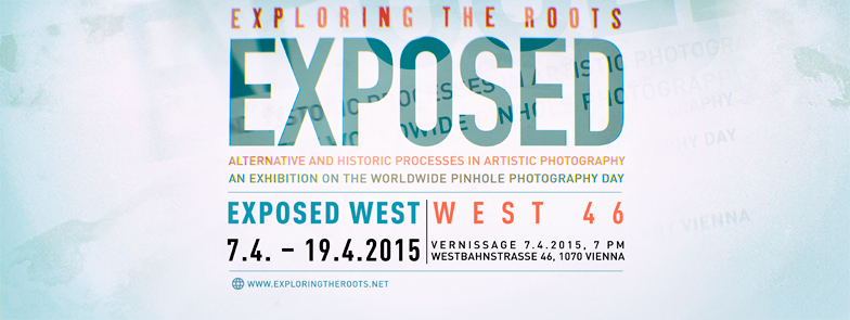 Flyer exhibition exposed at gallery West 46 Vienna